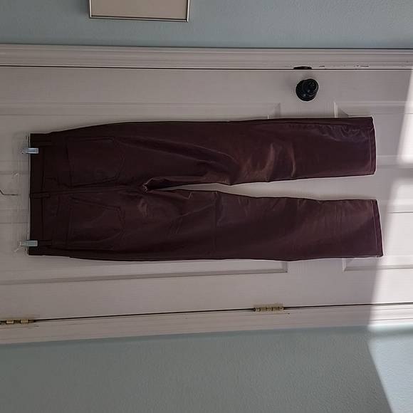 Abercrombie & Fitch size 28 Vegan Leather Brown Pants - Picture 9 of 9